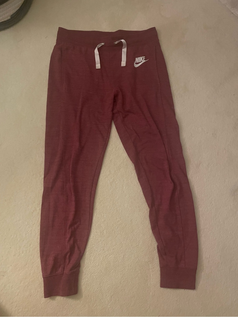 Nike Maroon Jogger Bottoms